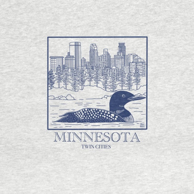 Minnesota Tote Bag by KatiaMart